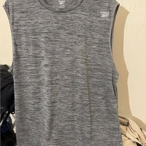 Reebok Men's Heather Gray Tank Top